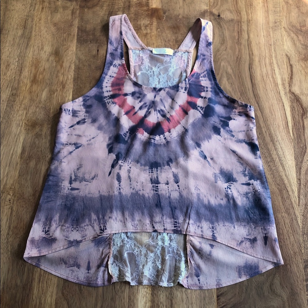 Lush boho tank top